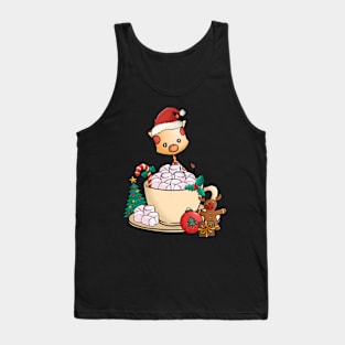 Cute and Lovely Animals with Christmas Vibes Tank Top